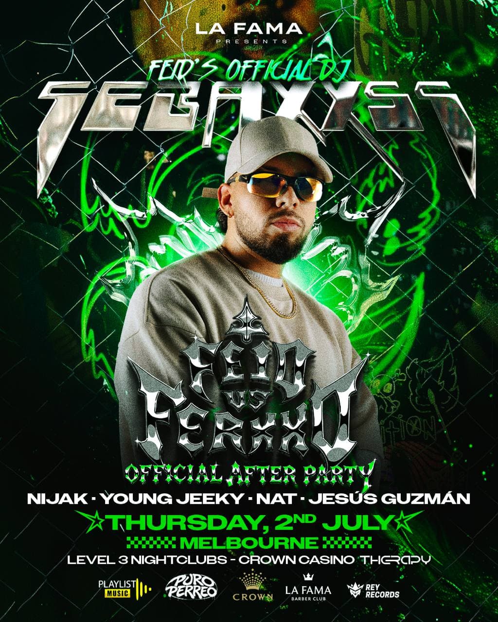 Ferxxo After Party Melbourne